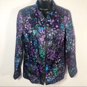 Laura Ashley Small zip-up jacket multicolored